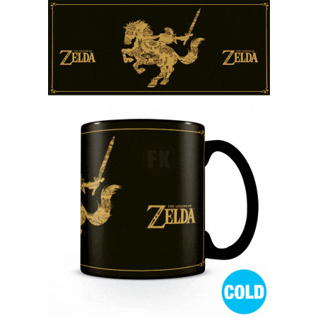 Legend of Zelda Heat Change Mug Map